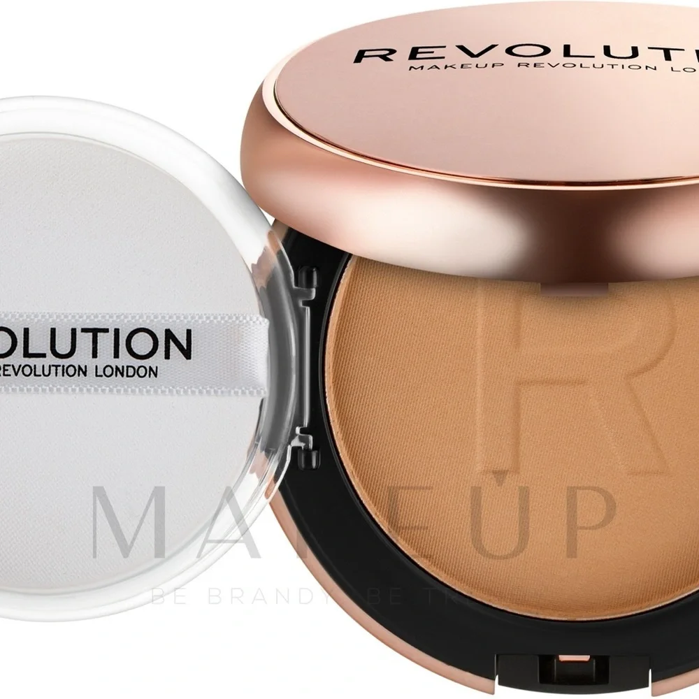 ❄️ Makeup Revolution | Satin Matte Powder Foundation Conceal & Define P14.7